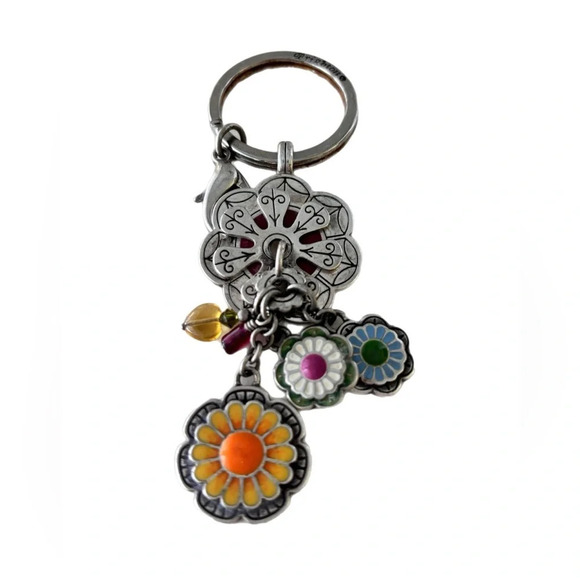Brighton Key Fob, Purse Decoration l. Bright and colorful flowers. - Picture 3 of 4